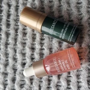 Biossance squalane vitamin c rose oil and squalane lactic acid resurfacing serum